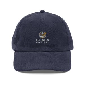 Gonen Capital Vintage Corduroy Cap (Embroidery)